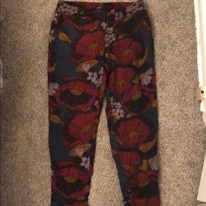 LOFT Floral Trouser